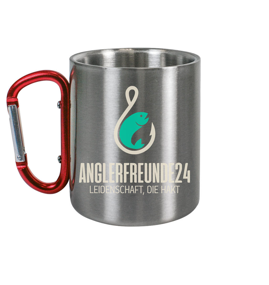 Anglerfreunde24 - Edelstahl Tasse