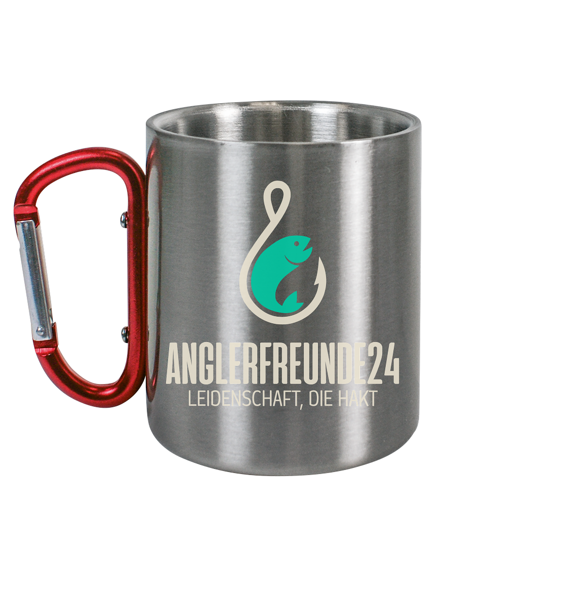 Anglerfreunde24 - Edelstahl Tasse