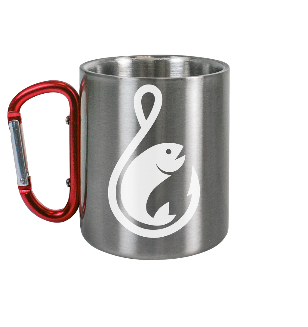Anglerfreunde Logo - Edelstahl Tasse