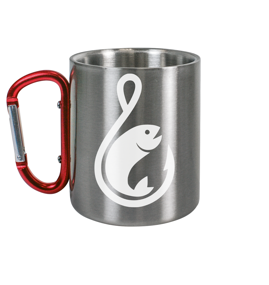 Anglerfreunde Logo - Edelstahl Tasse