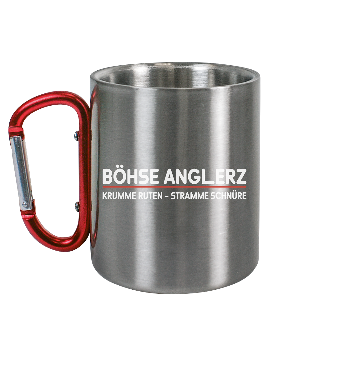 Böhse Anglerz - Edelstahl Tasse