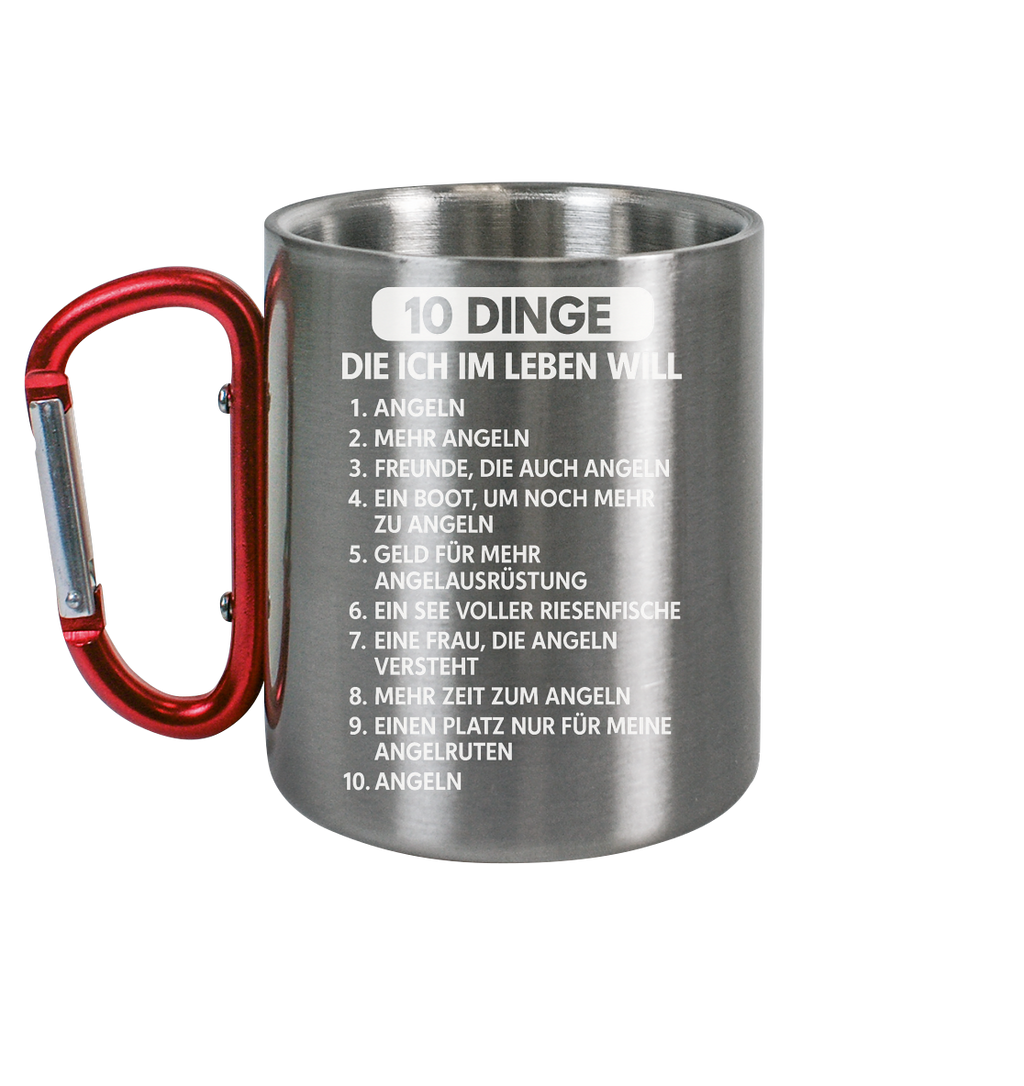 10 Dinge - Edelstahl Tasse