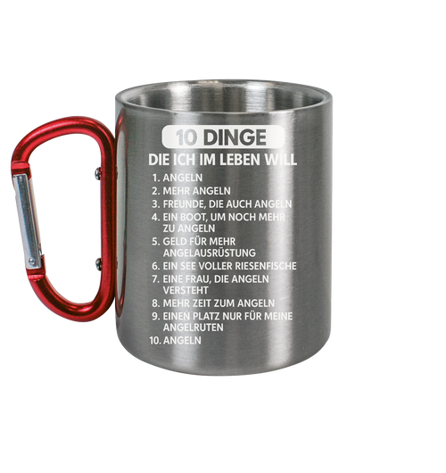 10 Dinge - Edelstahl Tasse