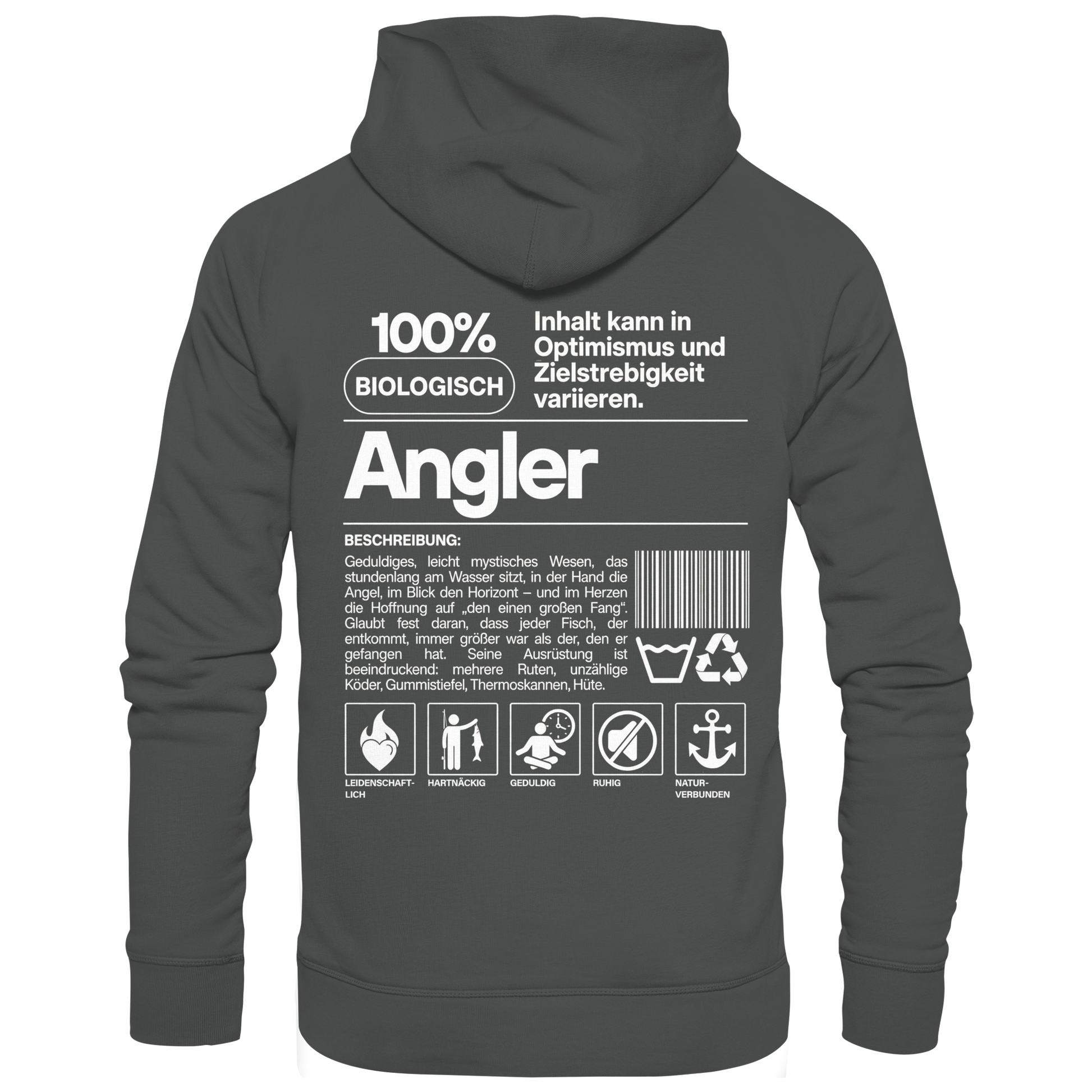 100% Angler - Premium Hoodie