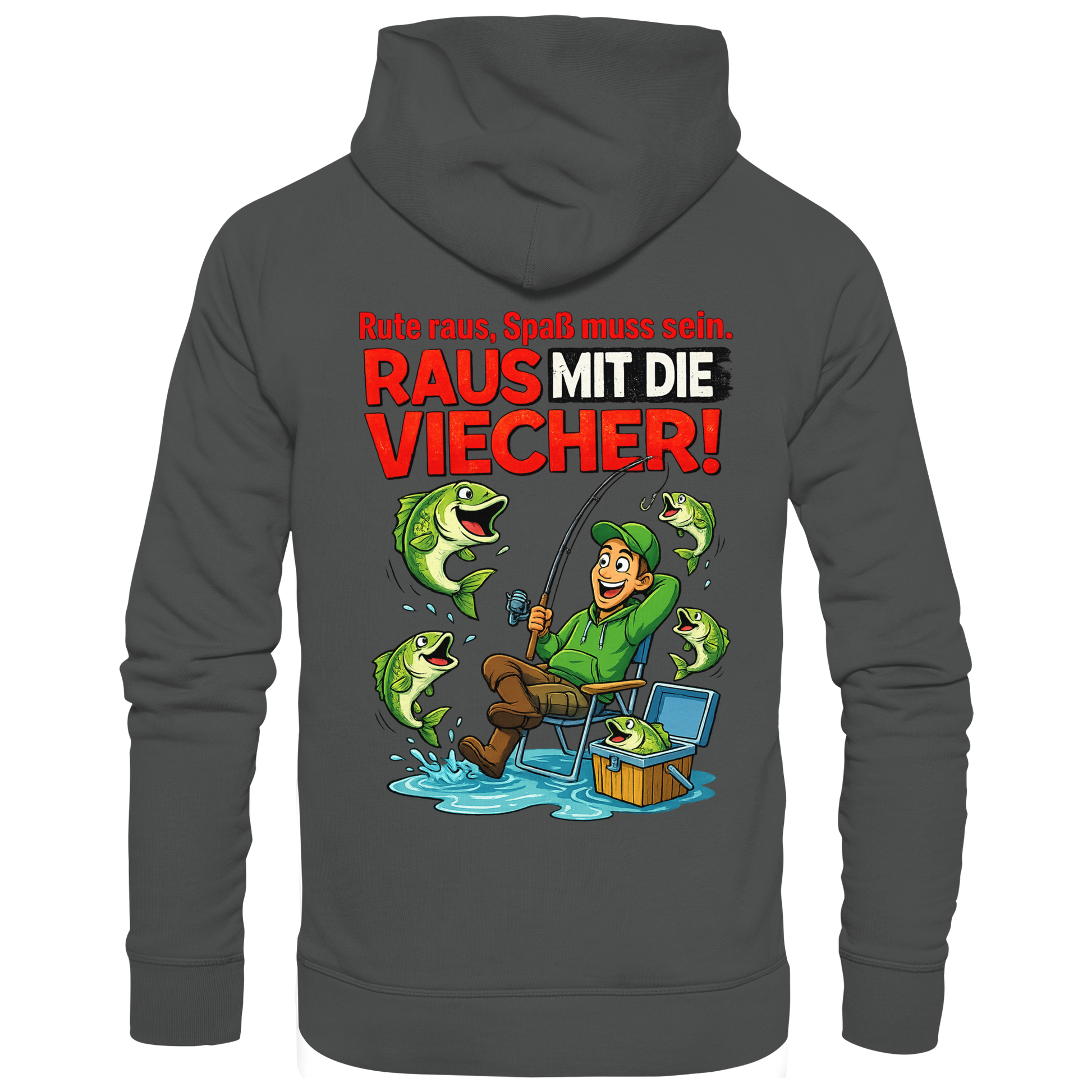 Raus Mit Die Viecher  - Premium Hoodie