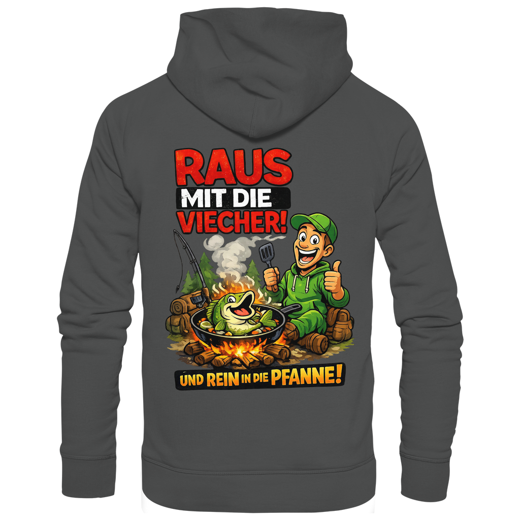 Raus Mit- Rein Pfanne - Premium Hoodie