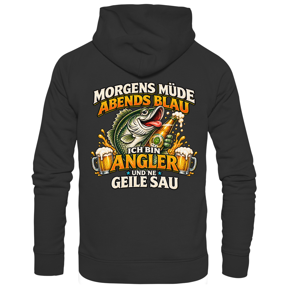 Morgens Müde - Premium-Hoodie