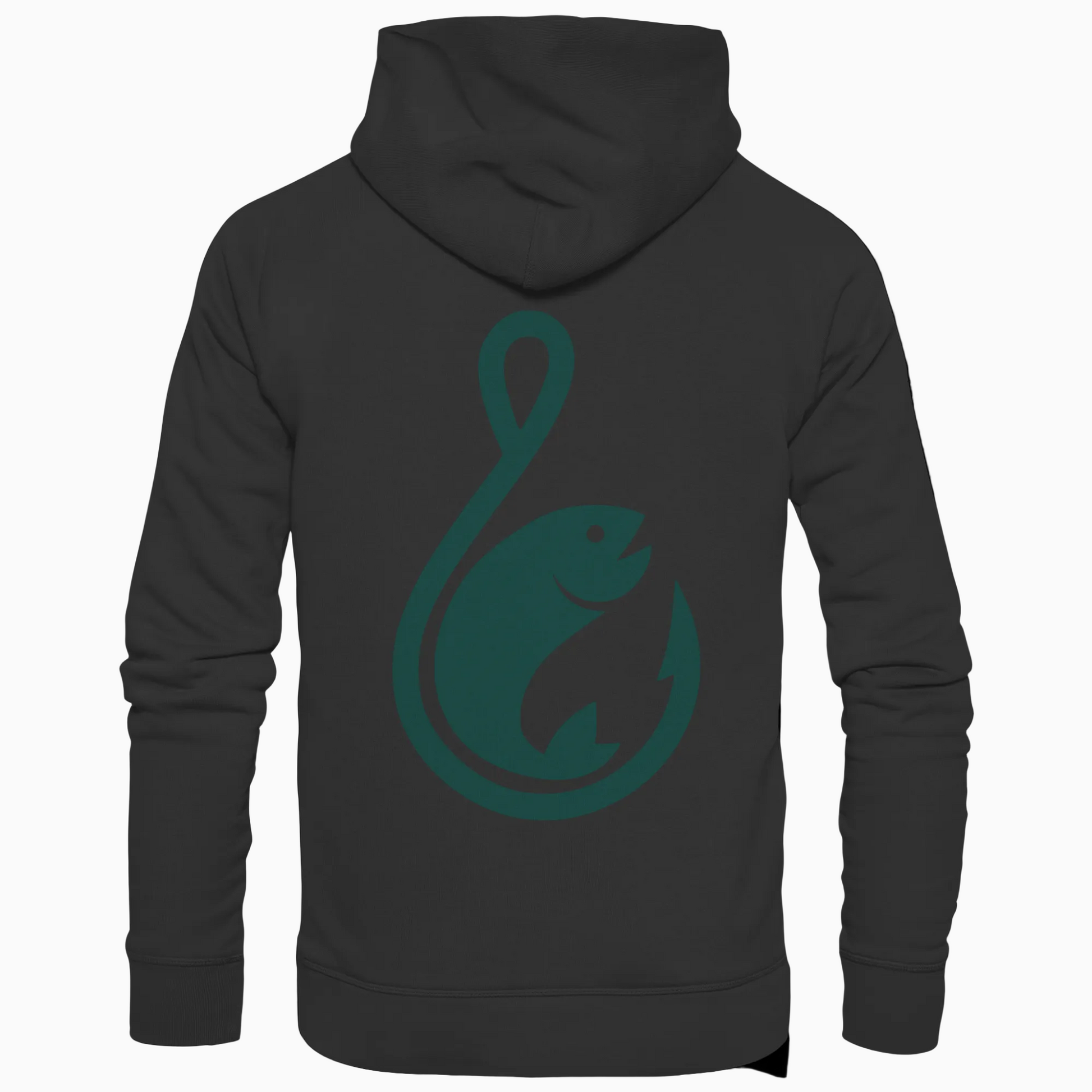 Anglerfreunde24 Logo Grün - Premium Hoodie