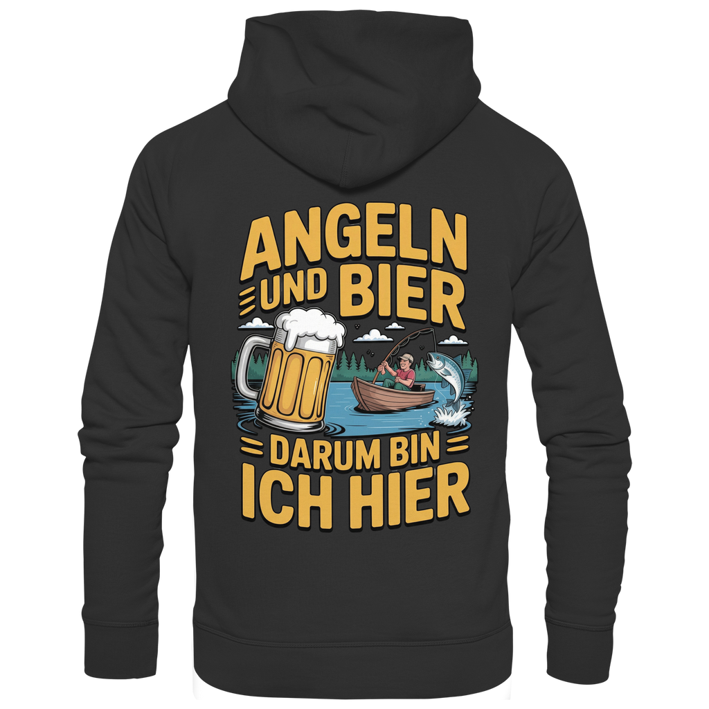 Angeln und Bier  - Premium Hoodie