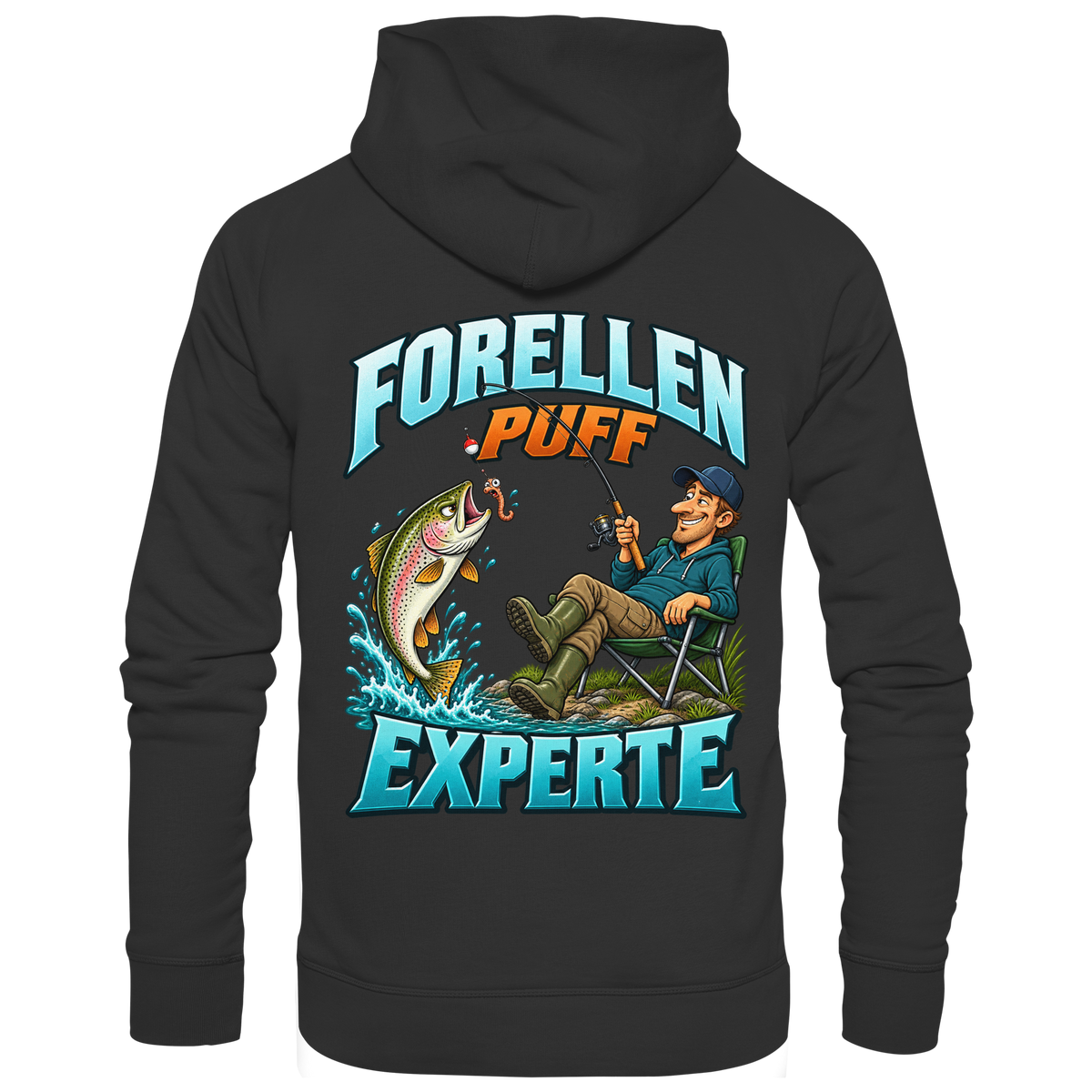 Forellen Puff Experte - Premium-Hoodie