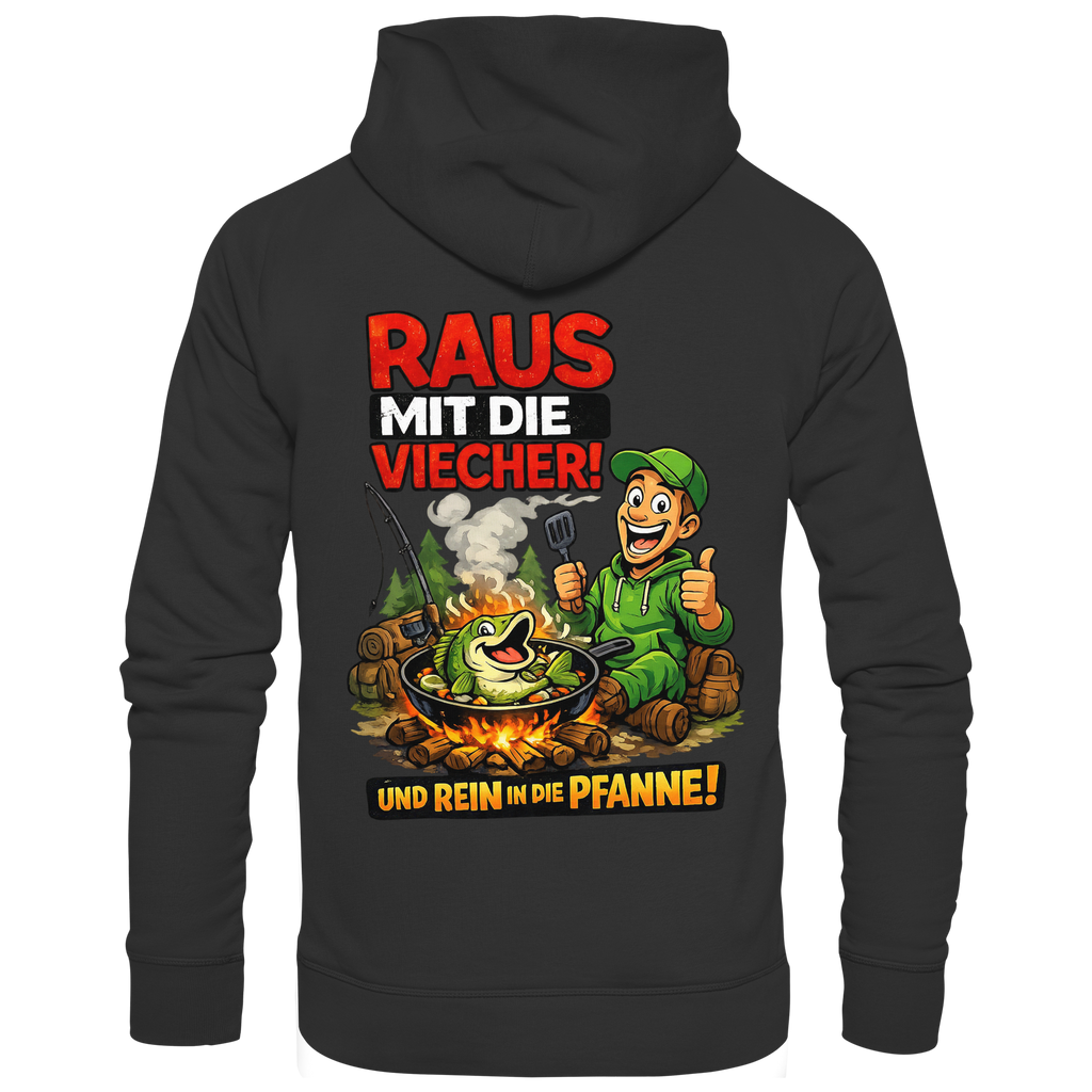 Raus Mit- Rein Pfanne - Premium Hoodie