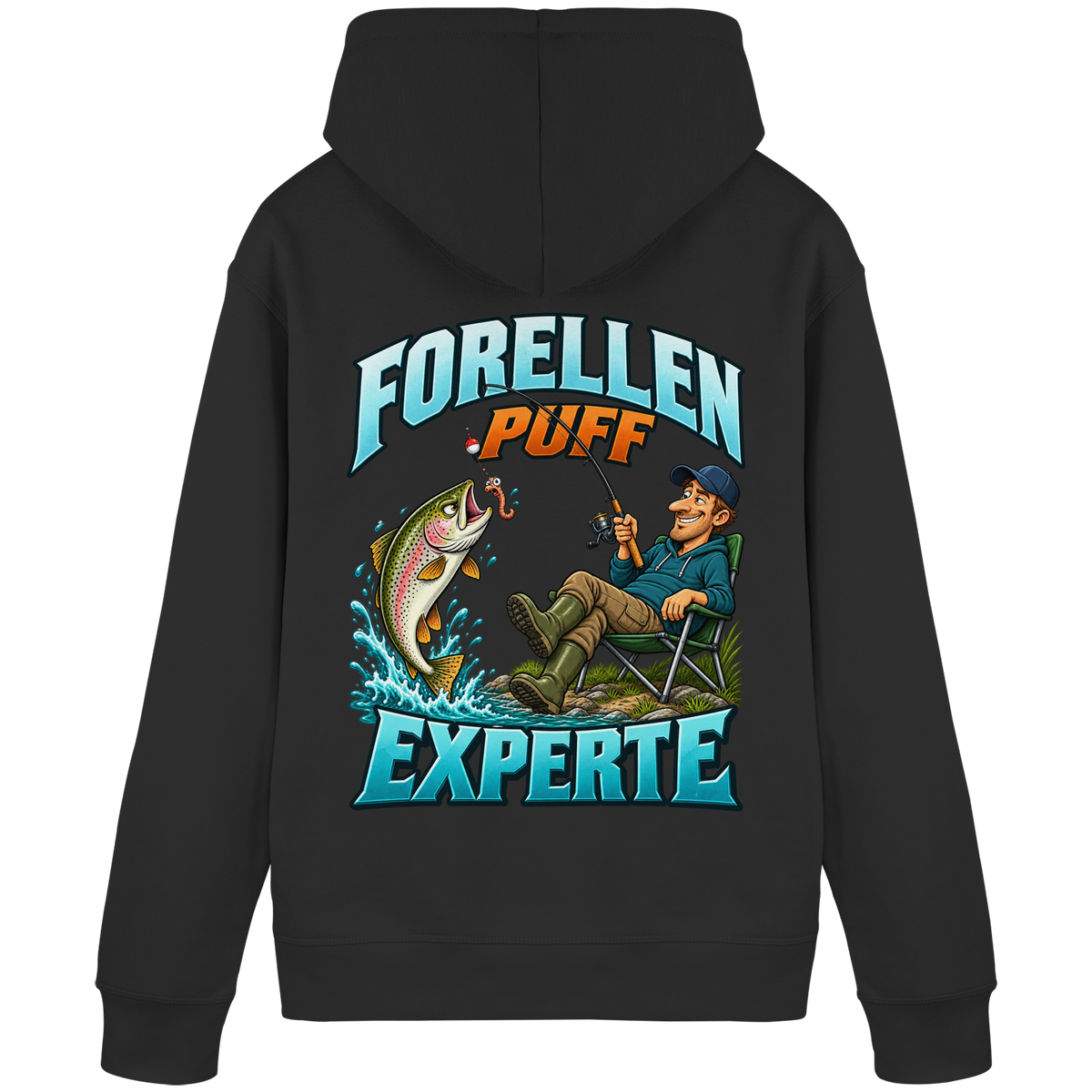 Forellen Puff Experte - Premium-Hoodie