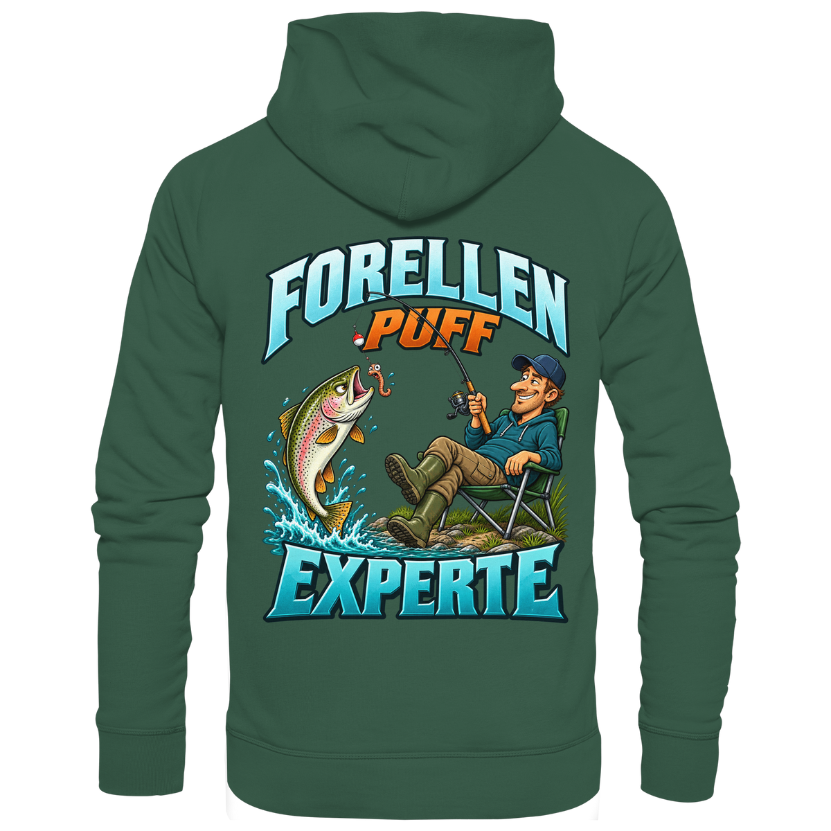 Forellen Puff Experte - Premium-Hoodie