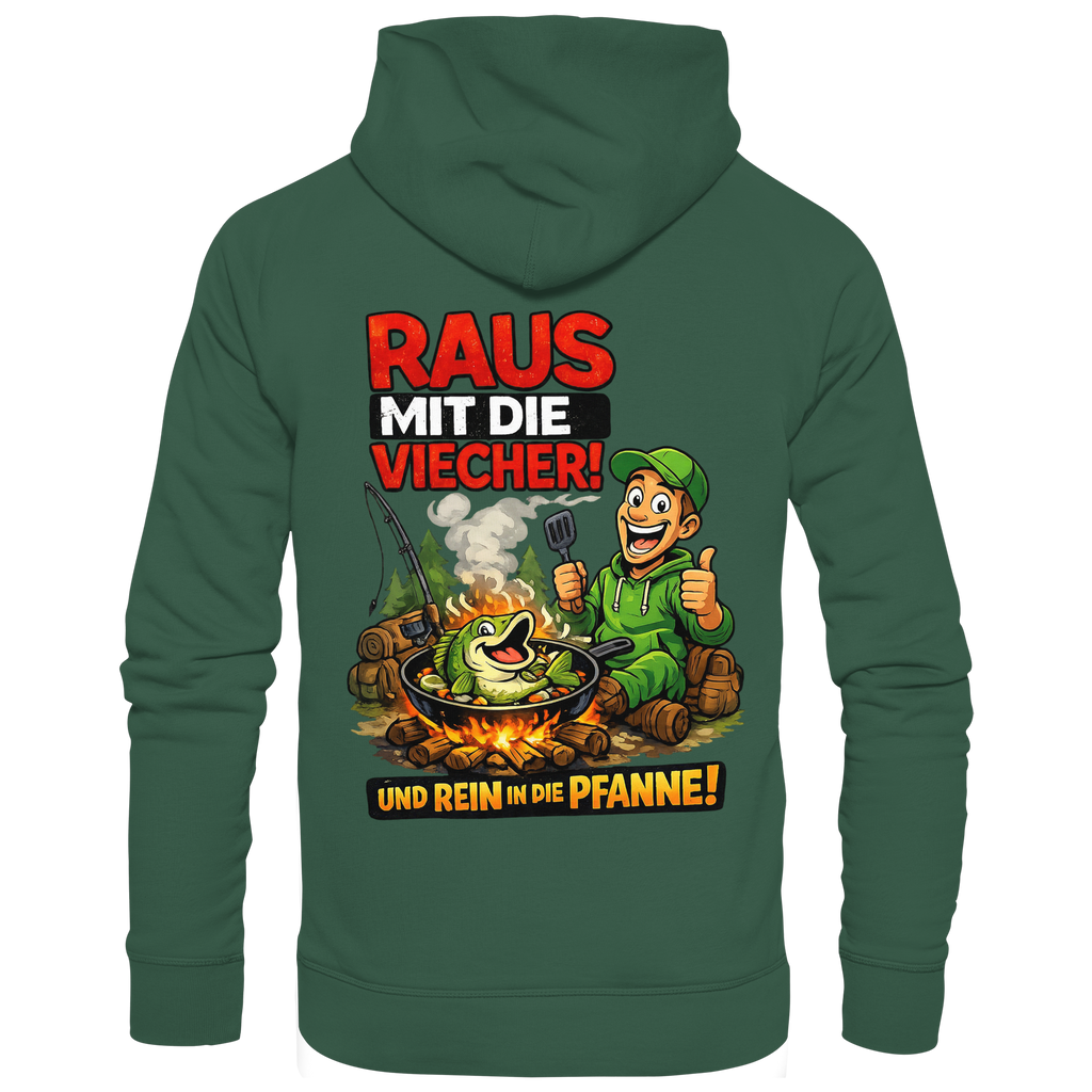Raus Mit- Rein Pfanne - Premium Hoodie