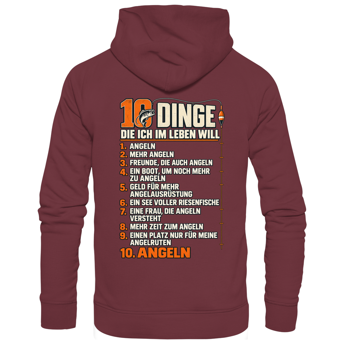10 Dinge - Premium-Hoodie