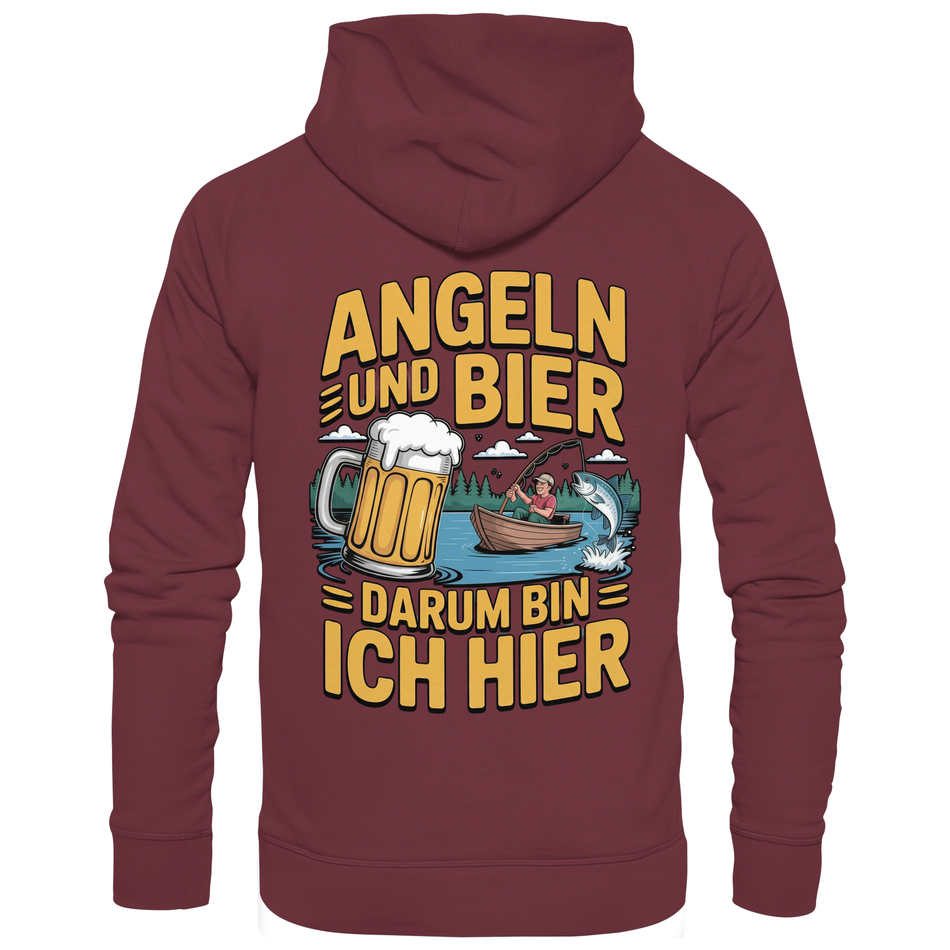 Angeln und Bier  - Premium Hoodie