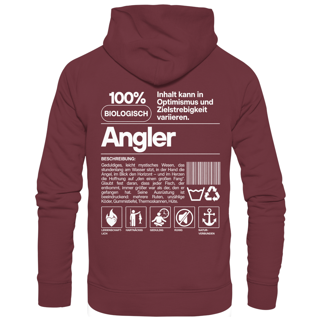 100% Angler - Premium Hoodie