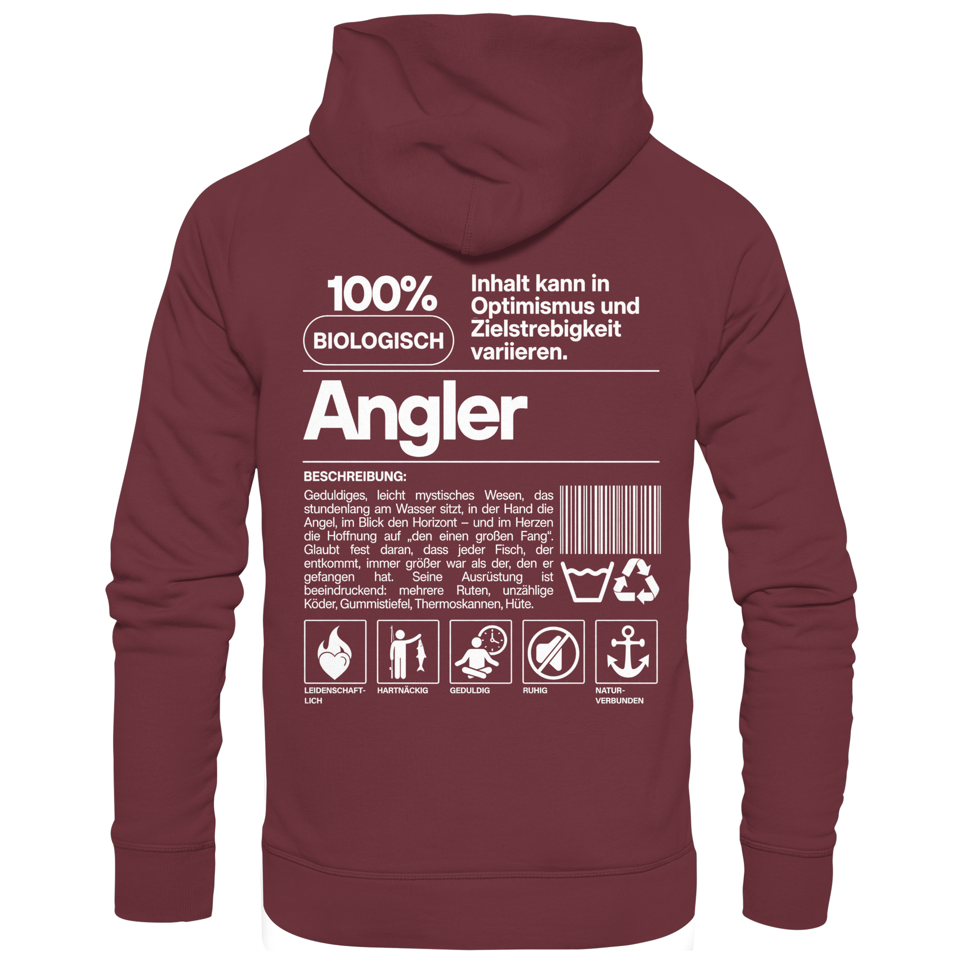 100% Angler - Premium Hoodie