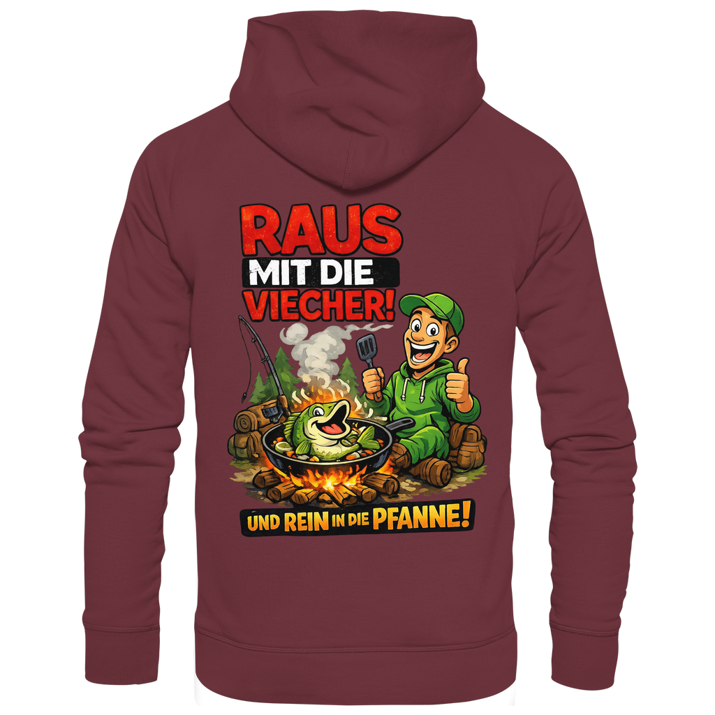 Raus Mit- Rein Pfanne - Premium Hoodie