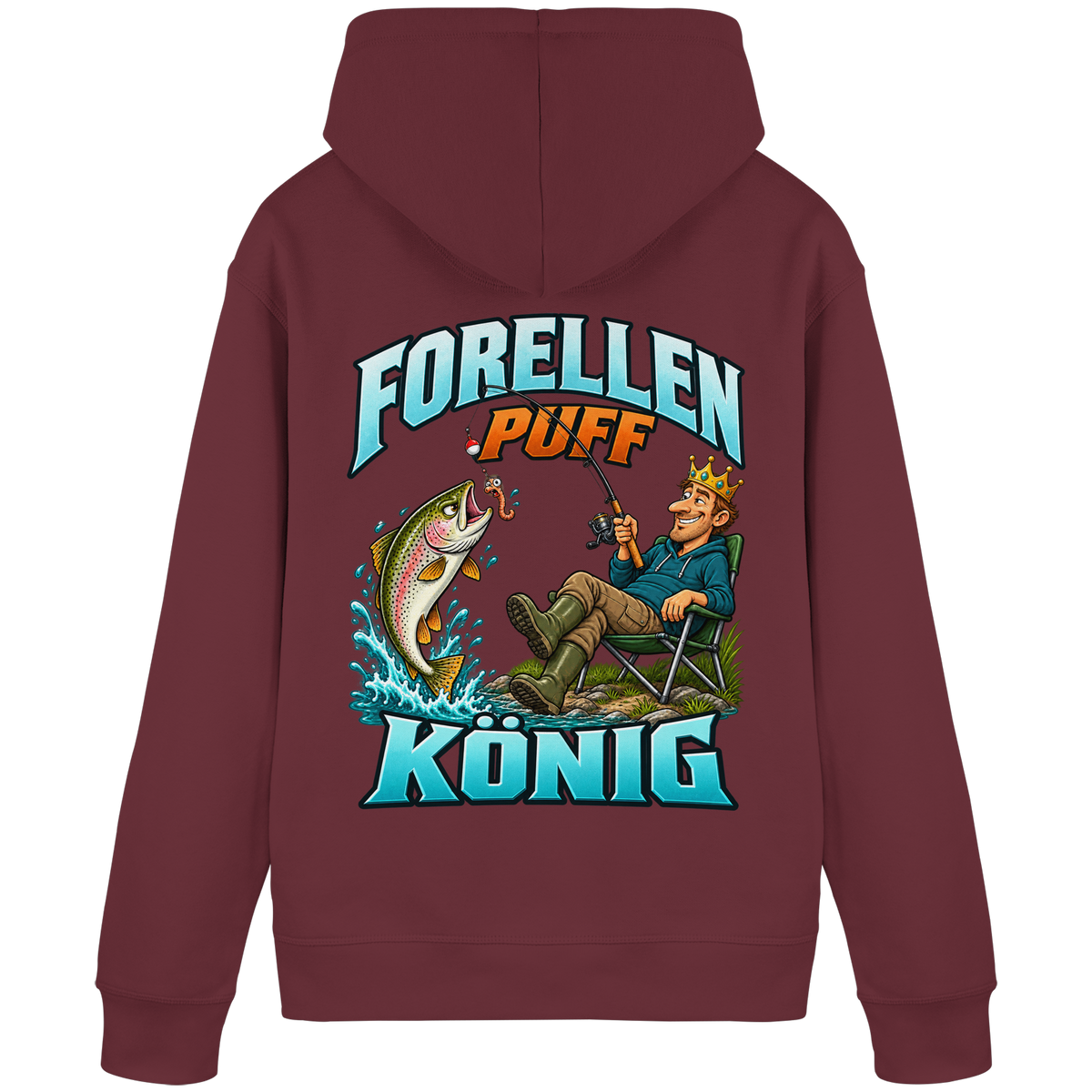 Forellen Puff König - Premium-Hoodie