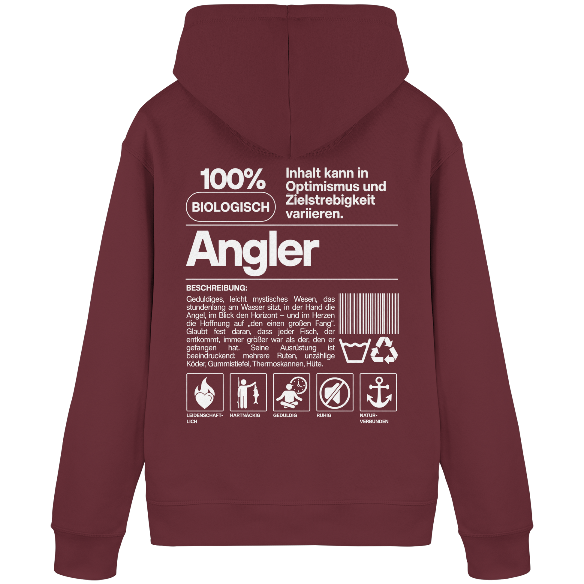 100% Angler - Premium Hoodie