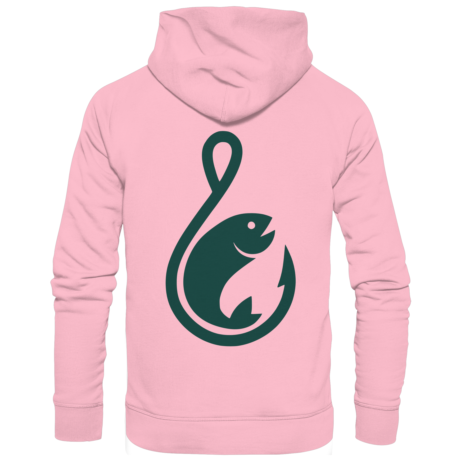 Anglerfreunde24 Logo Grün - Premium Hoodie