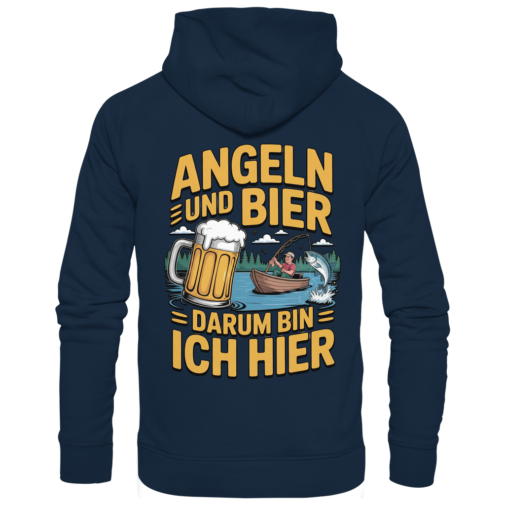 Angeln und Bier  - Premium Hoodie