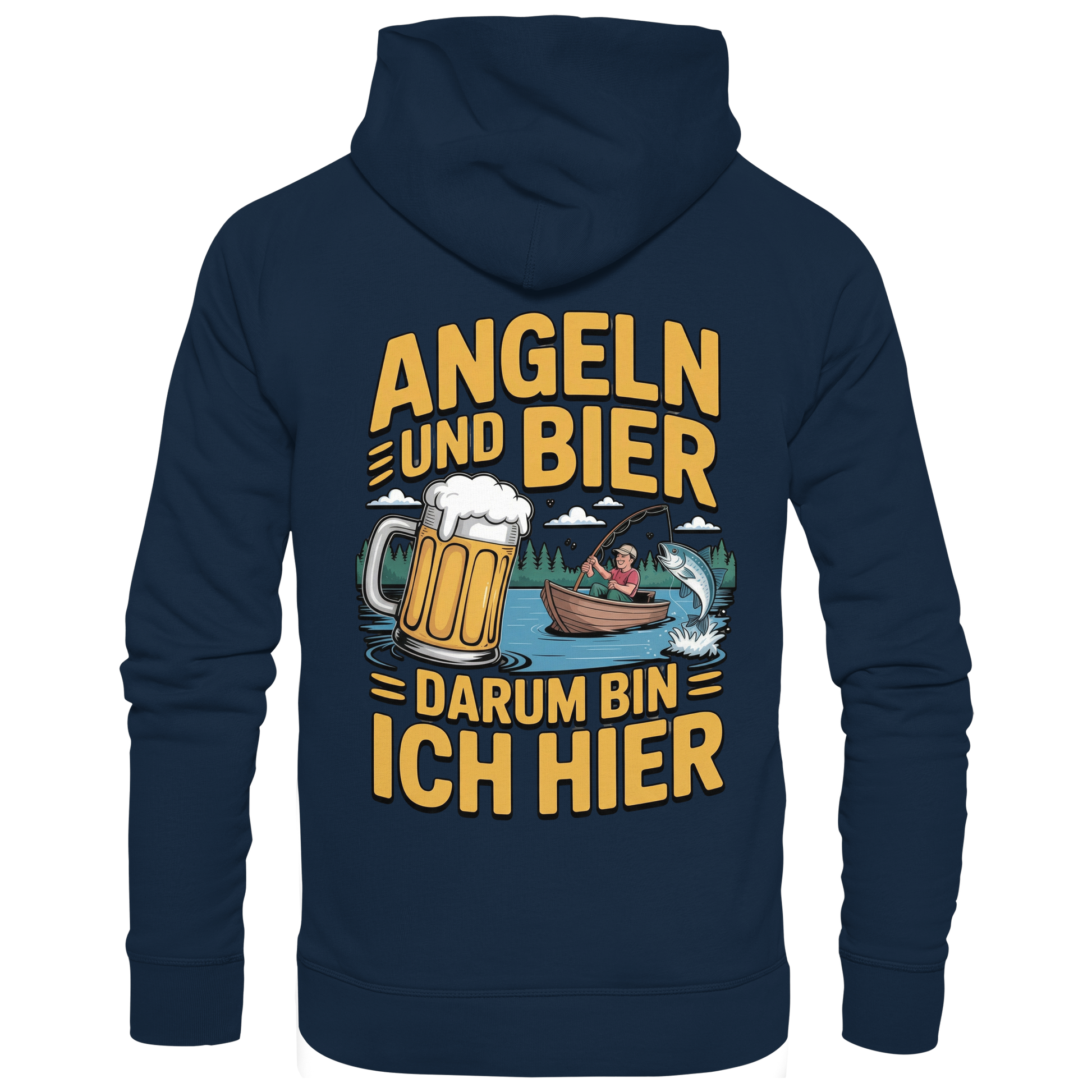 Angeln und Bier  - Premium Hoodie