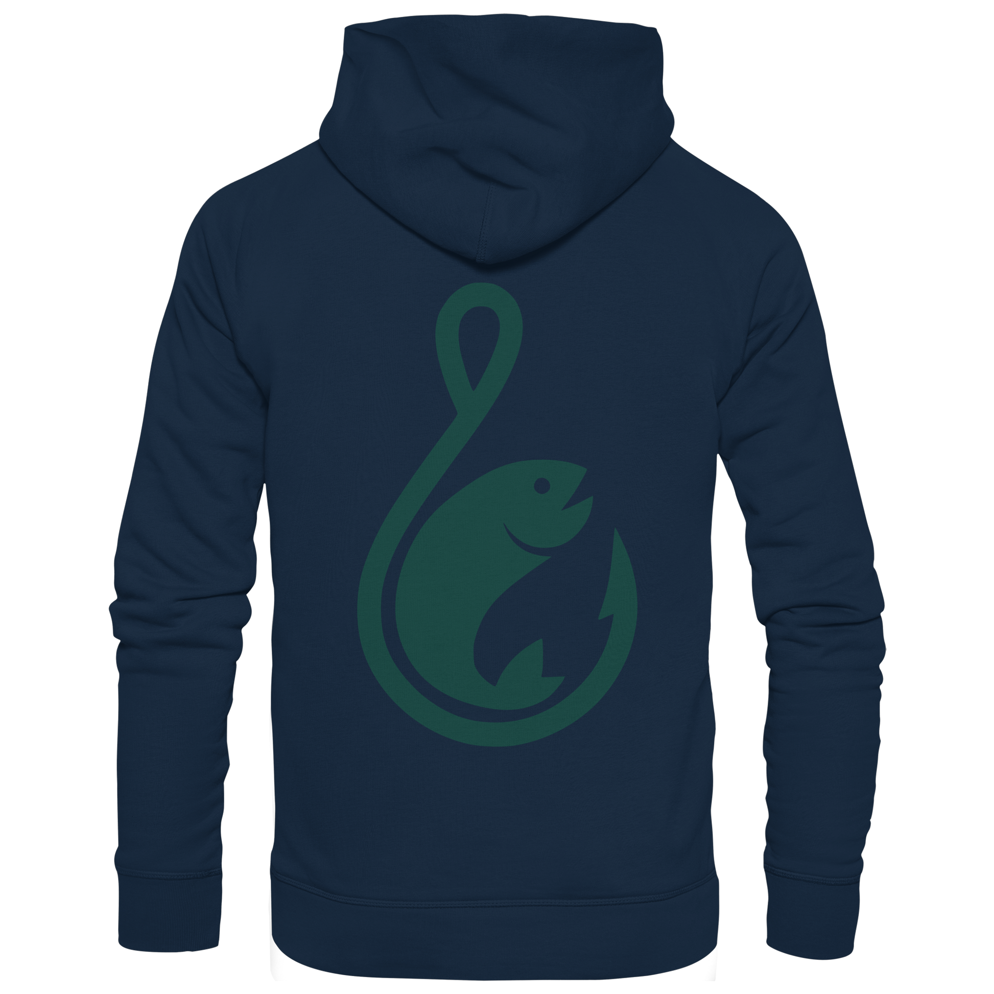 Anglerfreunde24 Logo Grün - Premium Hoodie