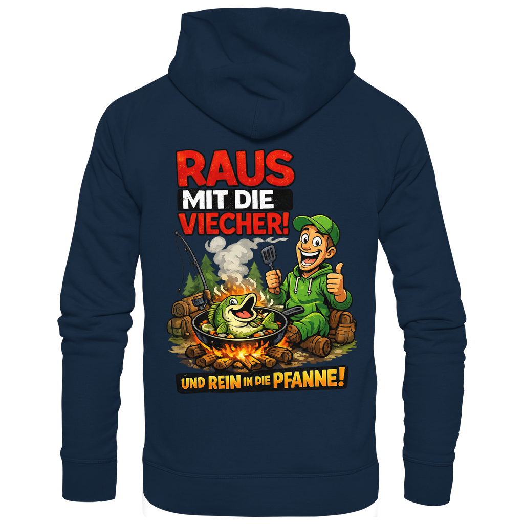 Raus Mit- Rein Pfanne - Premium Hoodie