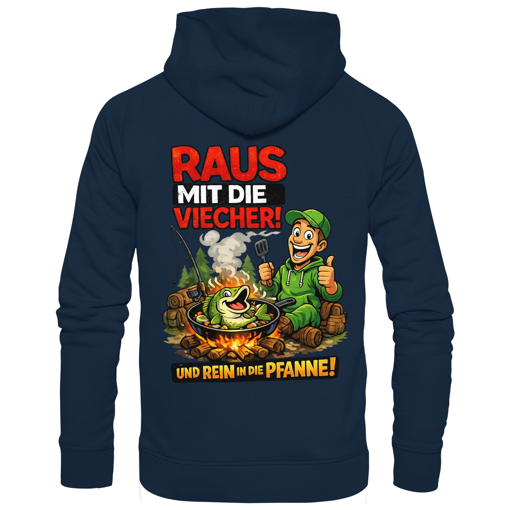 Raus Mit- Rein Pfanne - Premium Hoodie