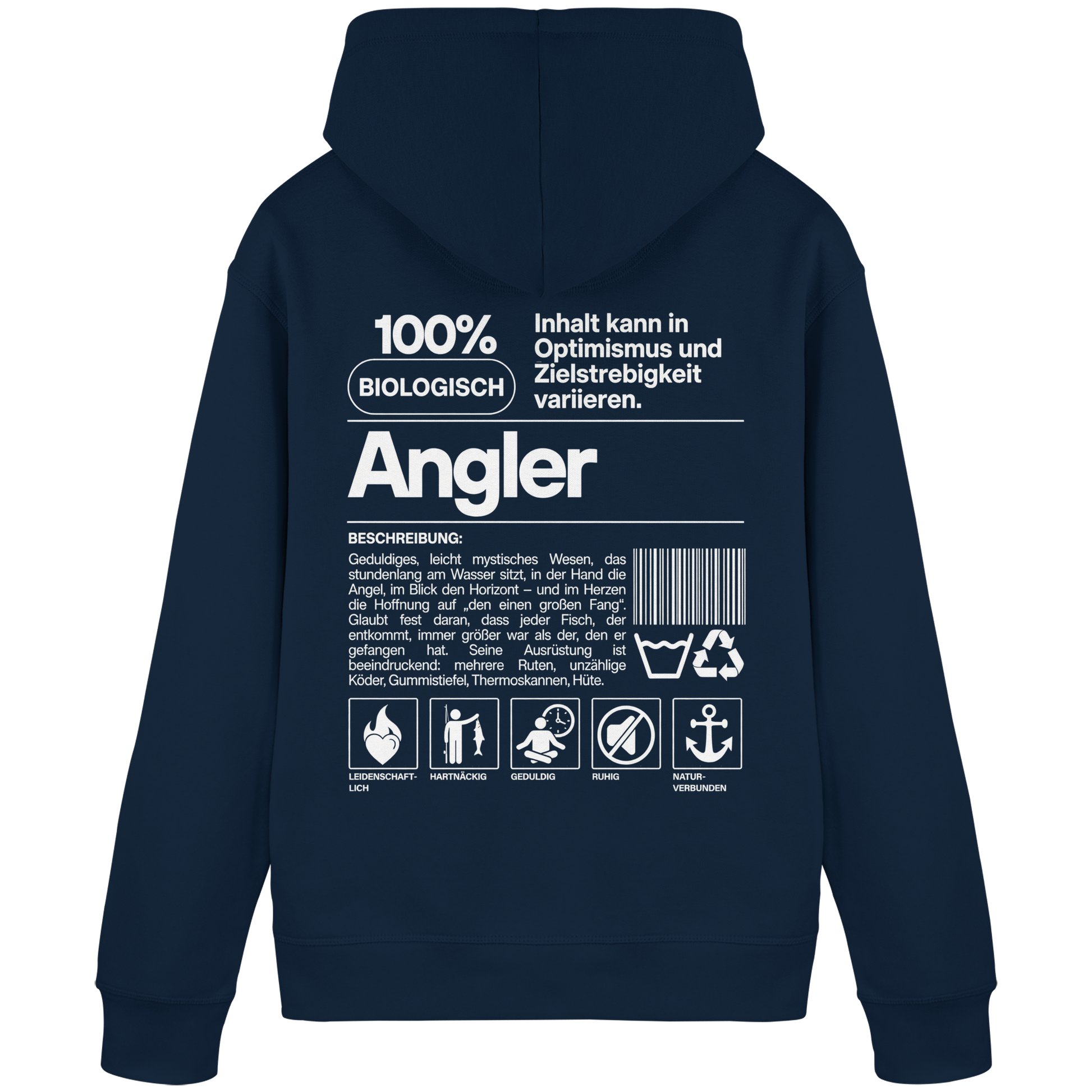 100% Angler - Premium Hoodie