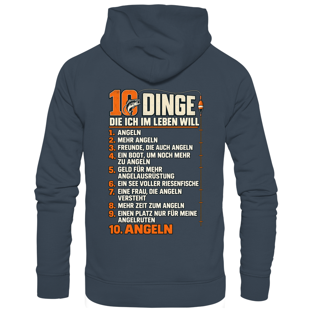 10 Dinge - Premium-Hoodie