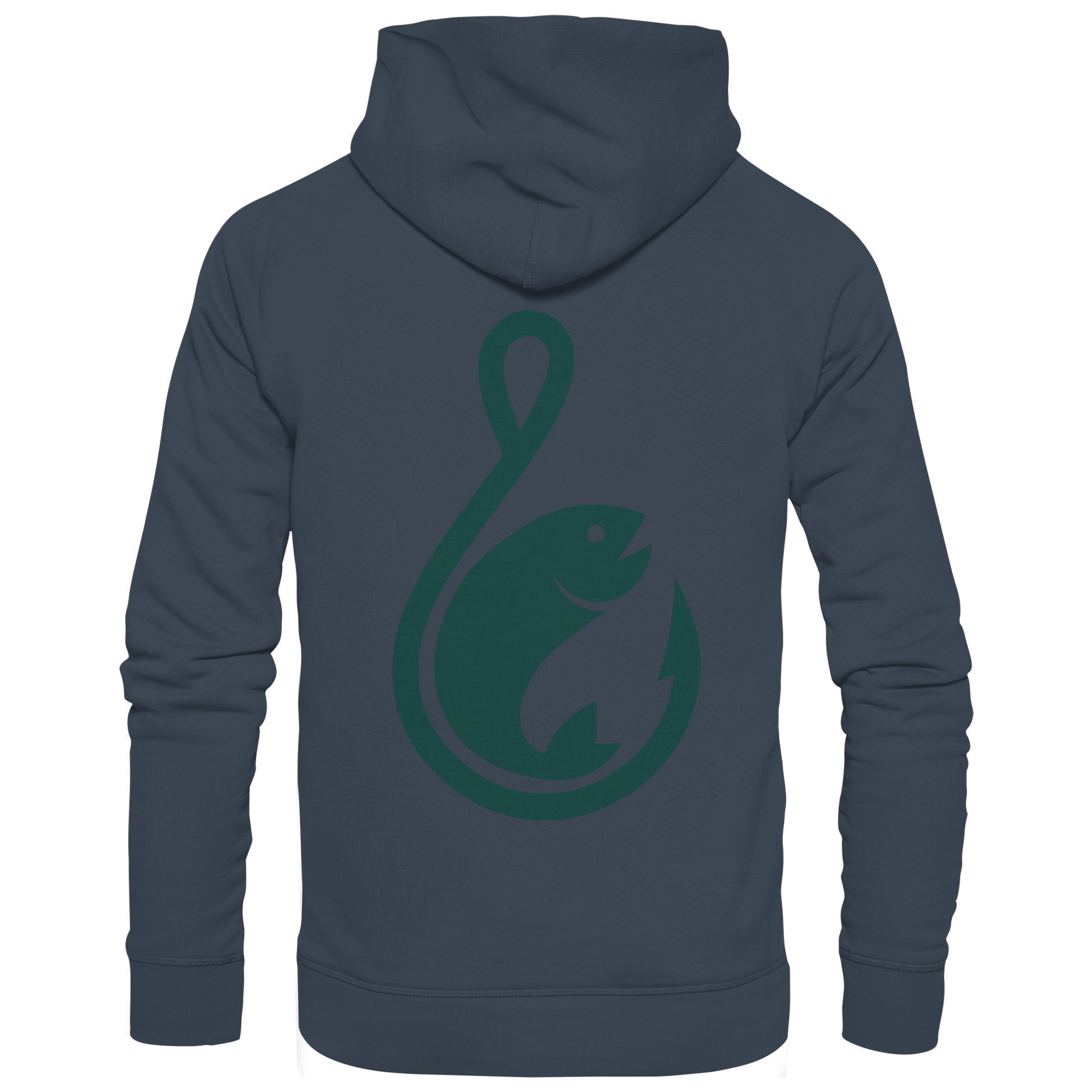 Anglerfreunde24 Logo Grün - Premium Hoodie