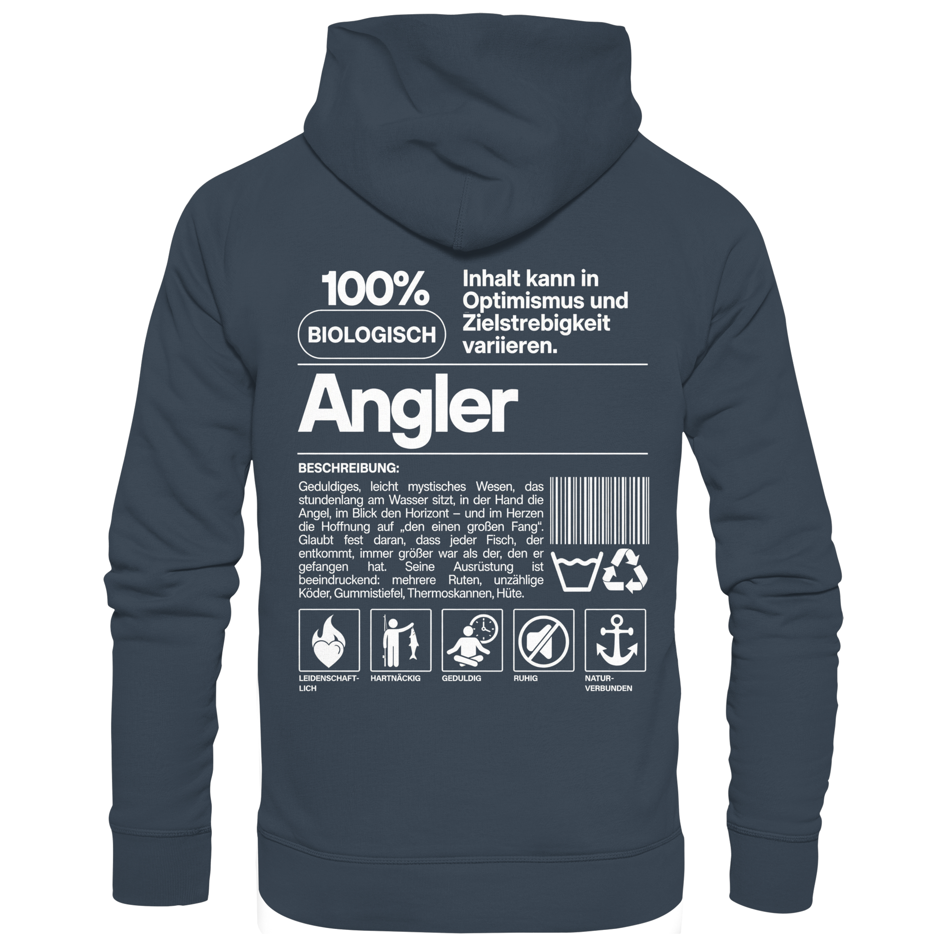 100% Angler - Premium Hoodie
