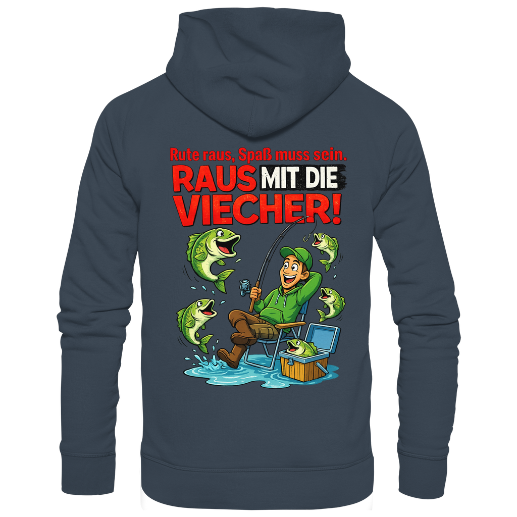 Raus Mit Die Viecher  - Premium Hoodie