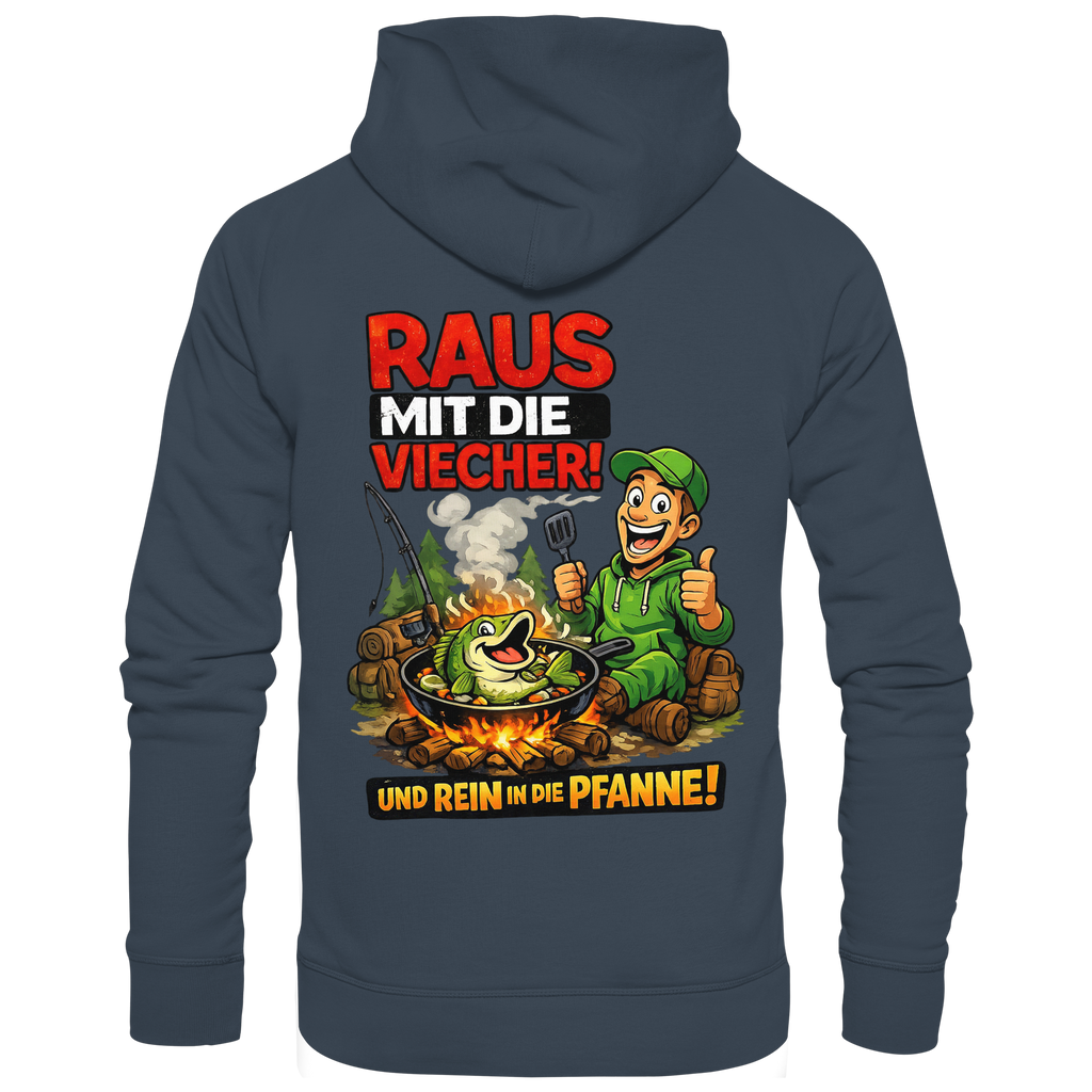 Raus Mit- Rein Pfanne - Premium Hoodie
