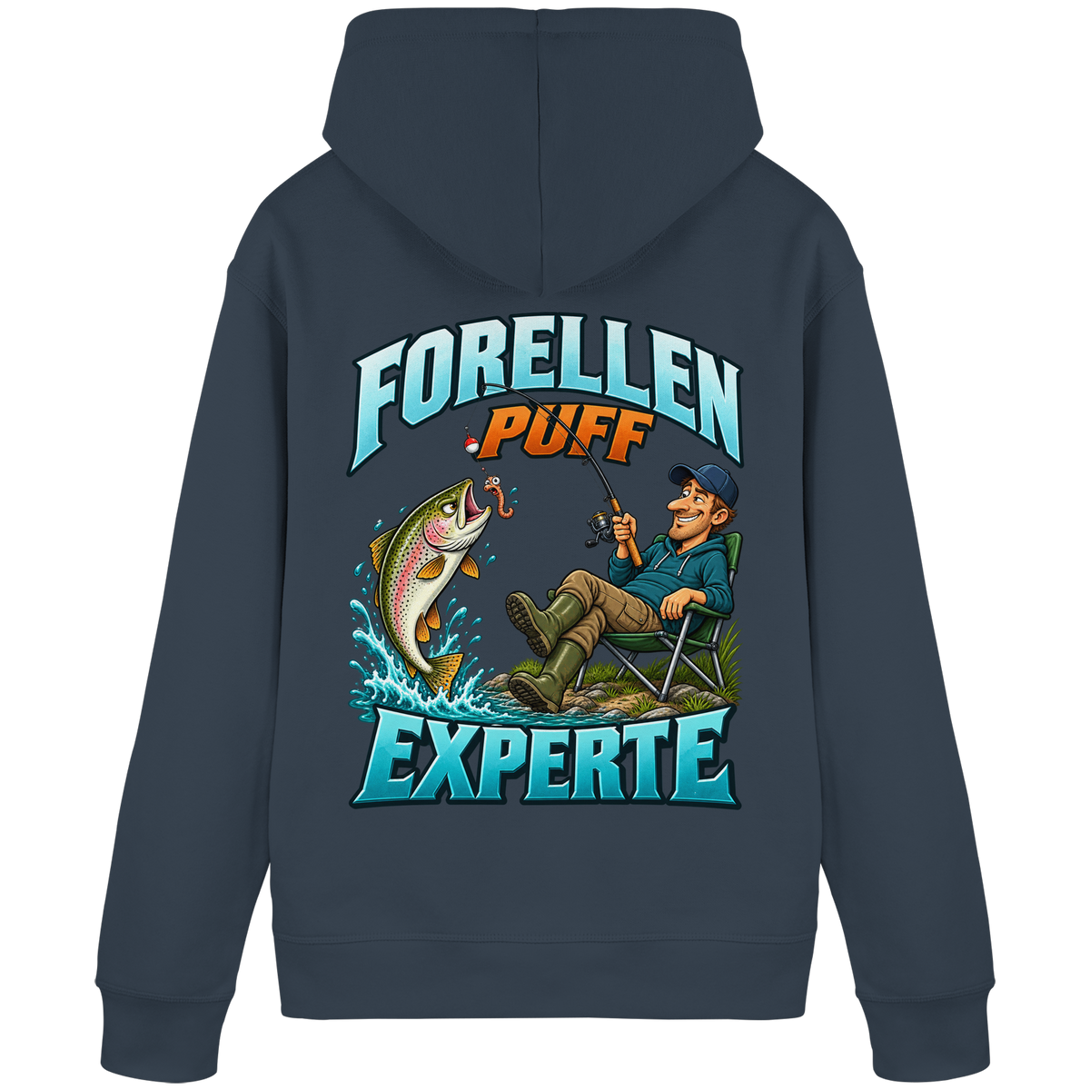 Forellen Puff Experte - Premium-Hoodie