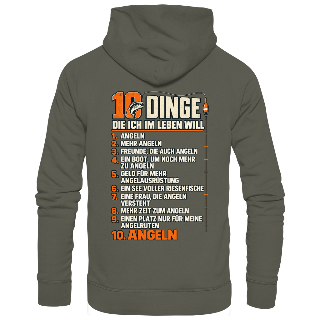 10 Dinge - Premium-Hoodie
