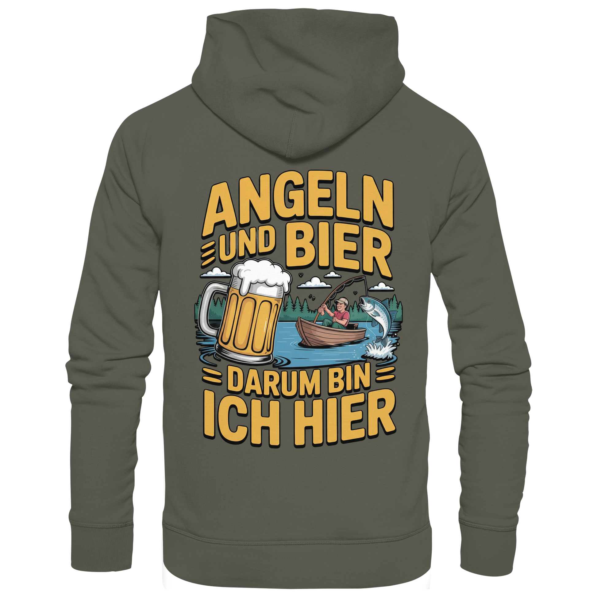 Angeln und Bier  - Premium Hoodie