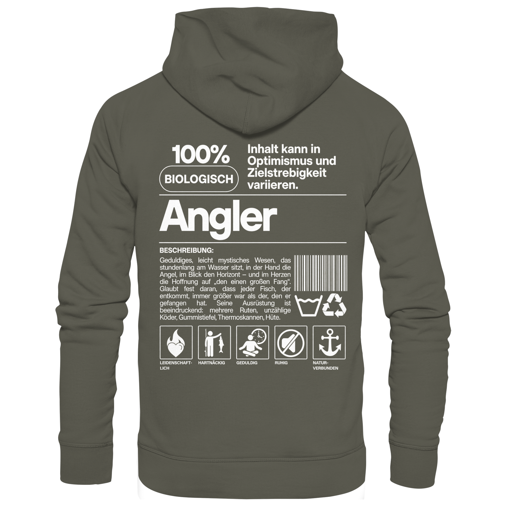 100% Angler - Premium Hoodie