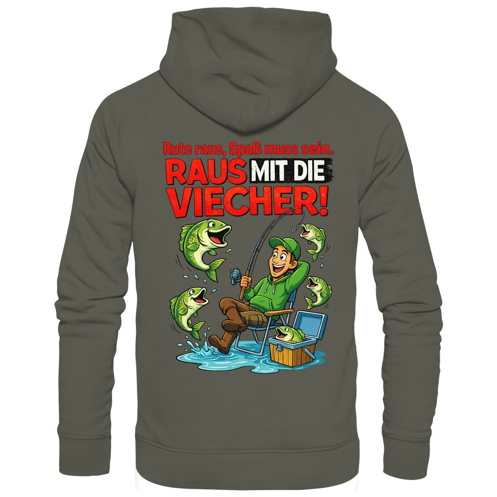 Raus Mit Die Viecher  - Premium Hoodie