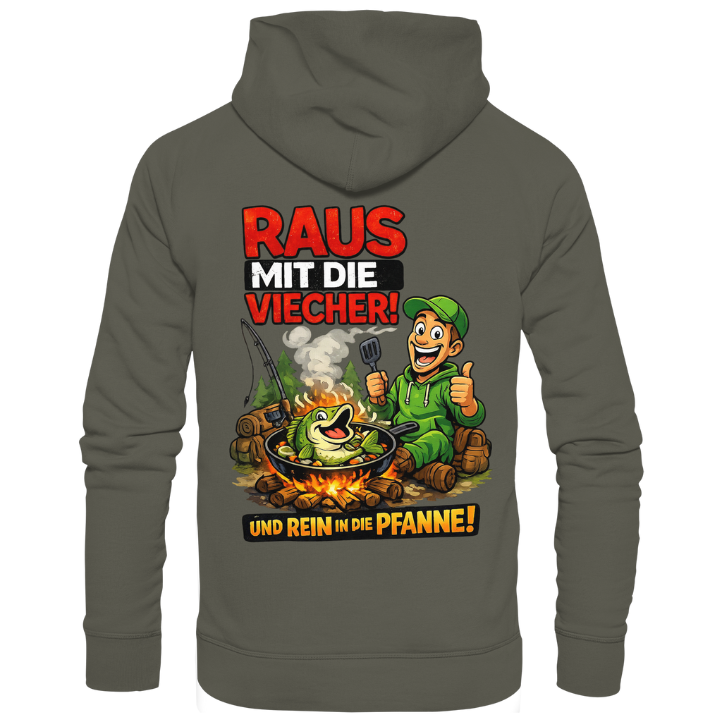Raus Mit- Rein Pfanne - Premium Hoodie