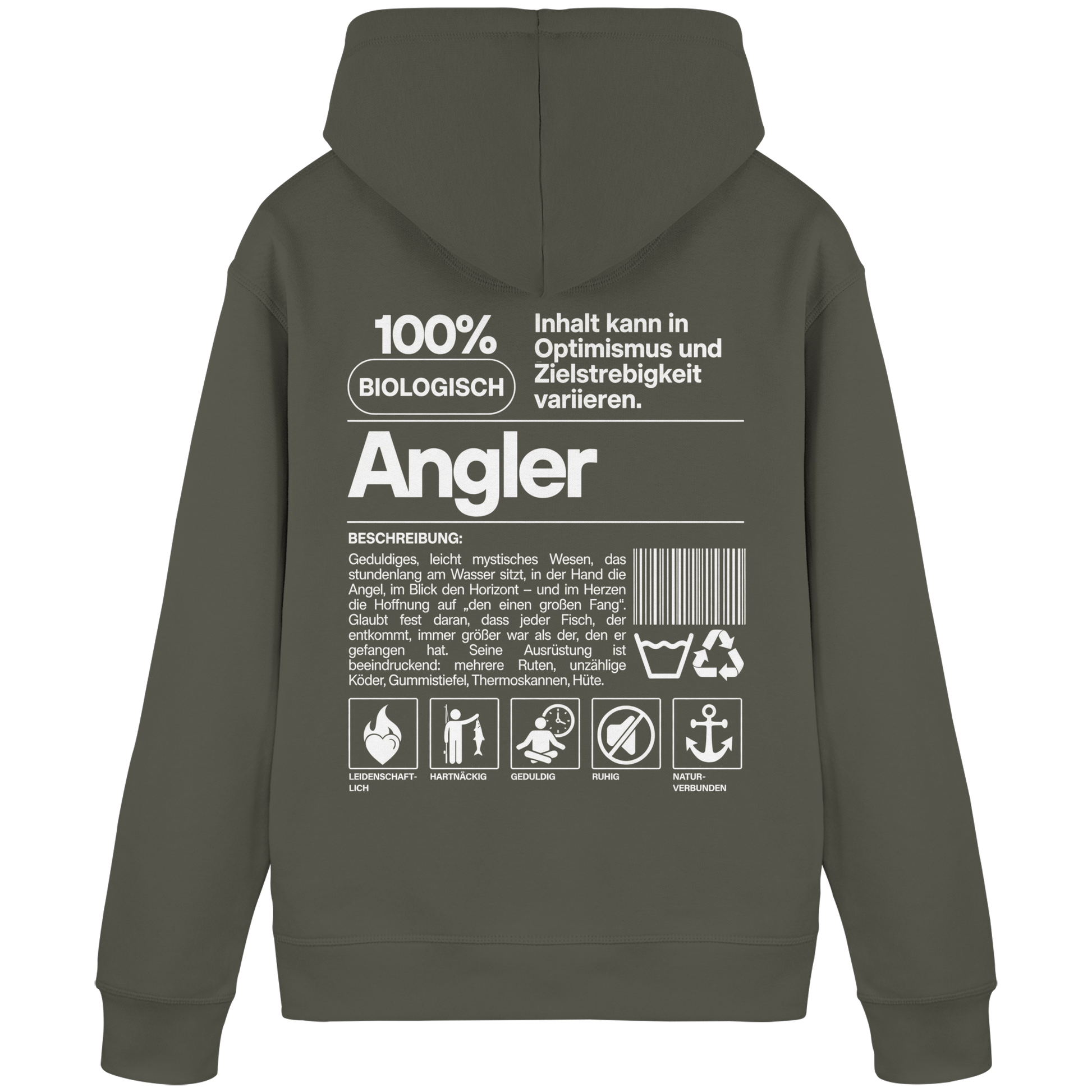 100% Angler - Premium Hoodie