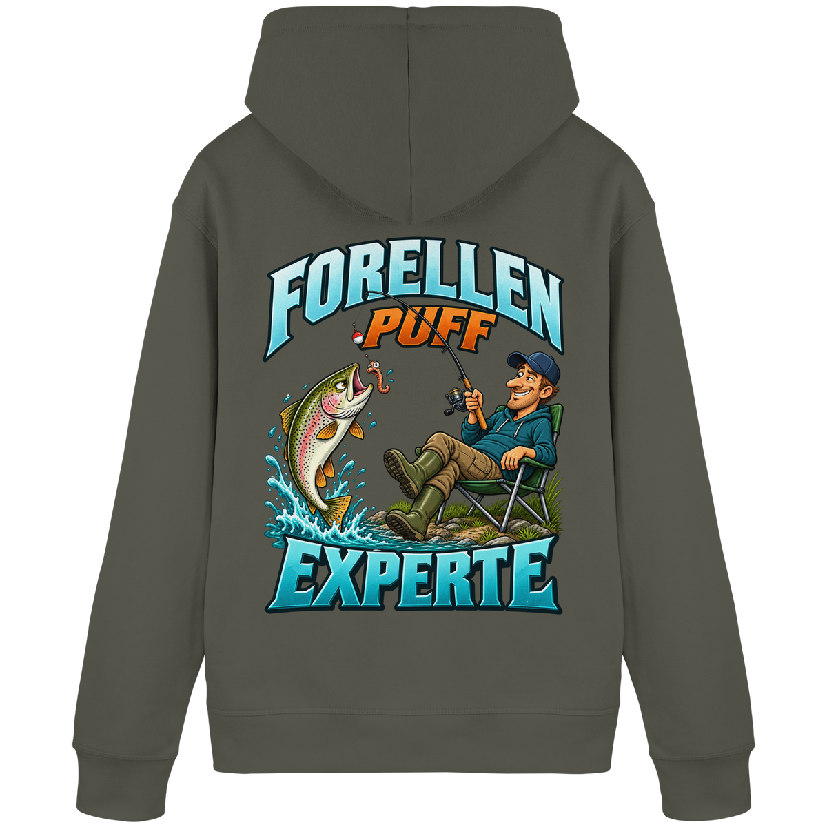 Forellen Puff Experte - Premium-Hoodie