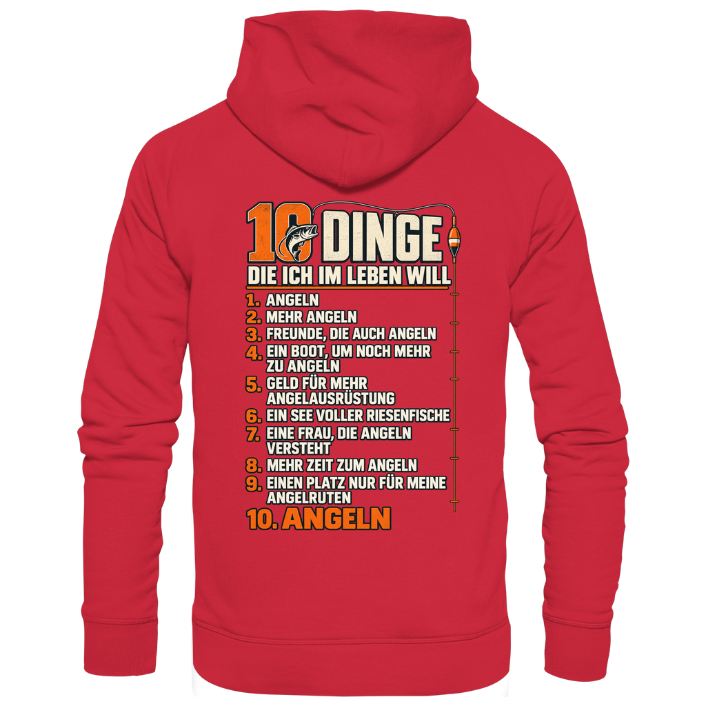 10 Dinge - Premium-Hoodie