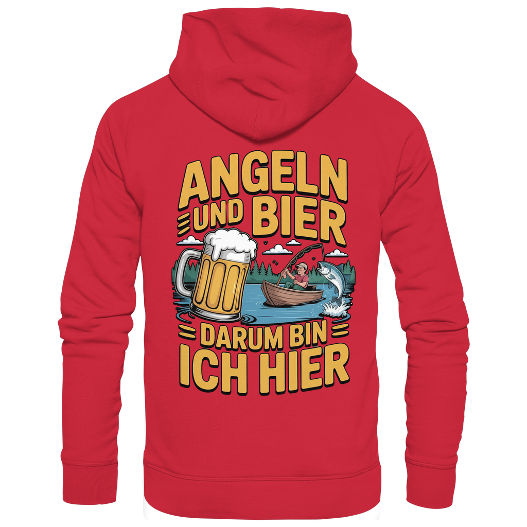 Angeln und Bier  - Premium Hoodie