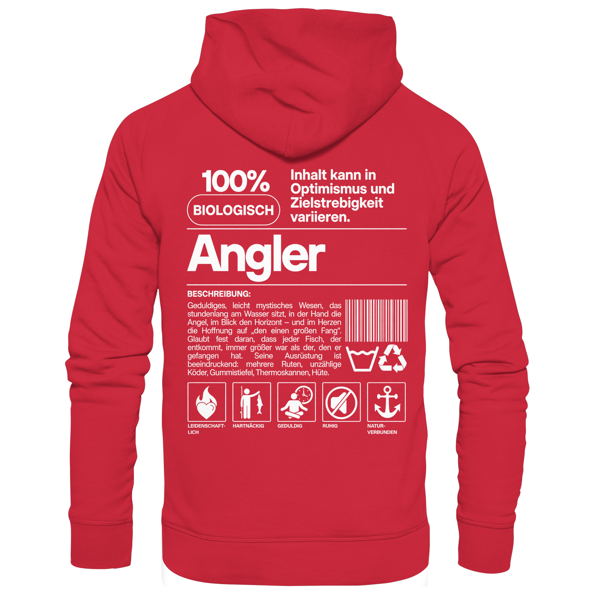 100% Angler - Premium Hoodie