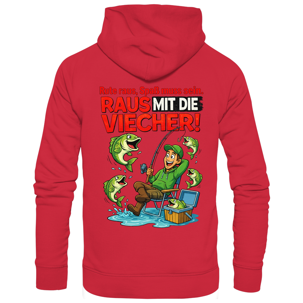 Raus Mit Die Viecher  - Premium Hoodie