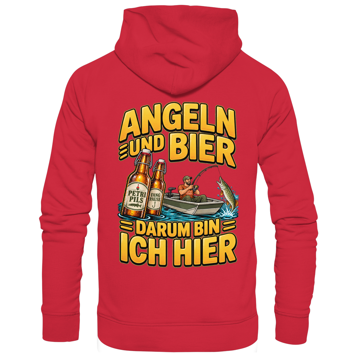 Angeln und Bier - Premium-Hoodie